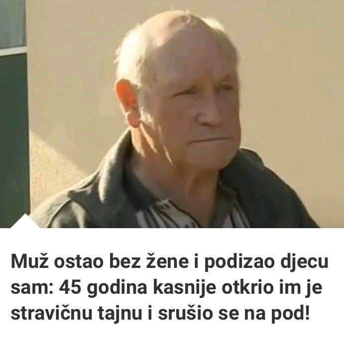 Muž ostao bez žene i podizao decu sam: 45 godina kasnije otkrio im je STRAVIČNU TAJNU i srušio se na pod! - featured image
