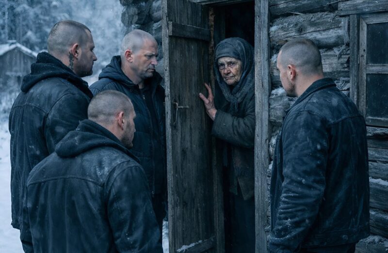 Starija usamljena žena primila je četvoricu bivših zatvorenika samo na jednu noć, ali već sledećeg jutra dogodilo se nešto od čega je celo selo bilo užasnuto 😱 - featured image