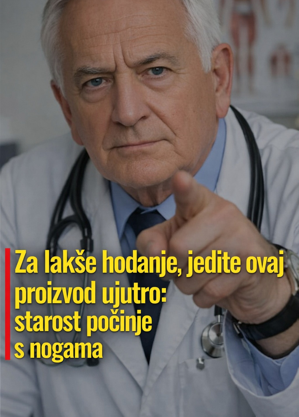 Za lakše hodanje, jedite ovaj proizvod ujutro: starost počinje s nogama - featured image