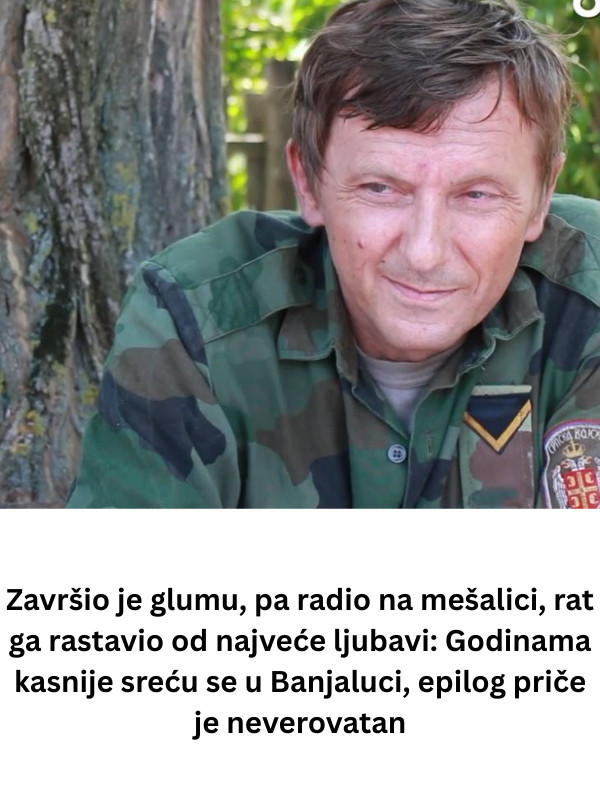 Završio je glumu, pa radio na mešalici, rat ga rastavio od najveće ljubavi: Godinama kasnije sreću se u Banjaluci, epilog priče je neverovatan - featured image