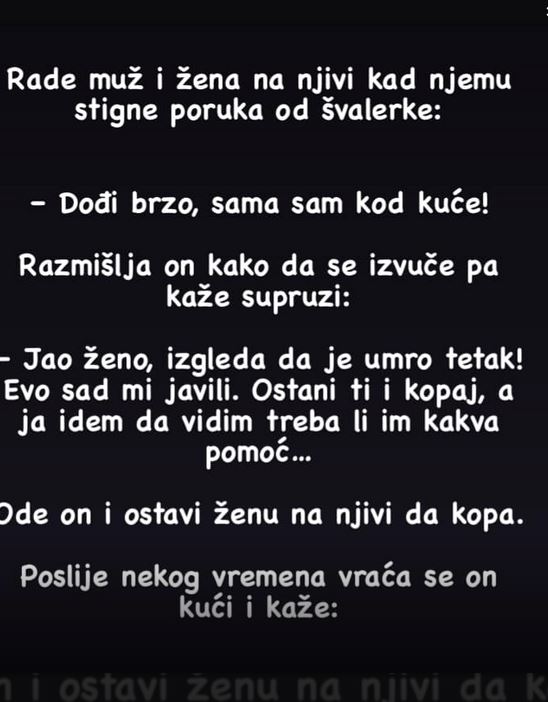 Rade Mujo I Fata Na Njivi Kad Stigne Muji Poruka Od Švalerke….. - featured image