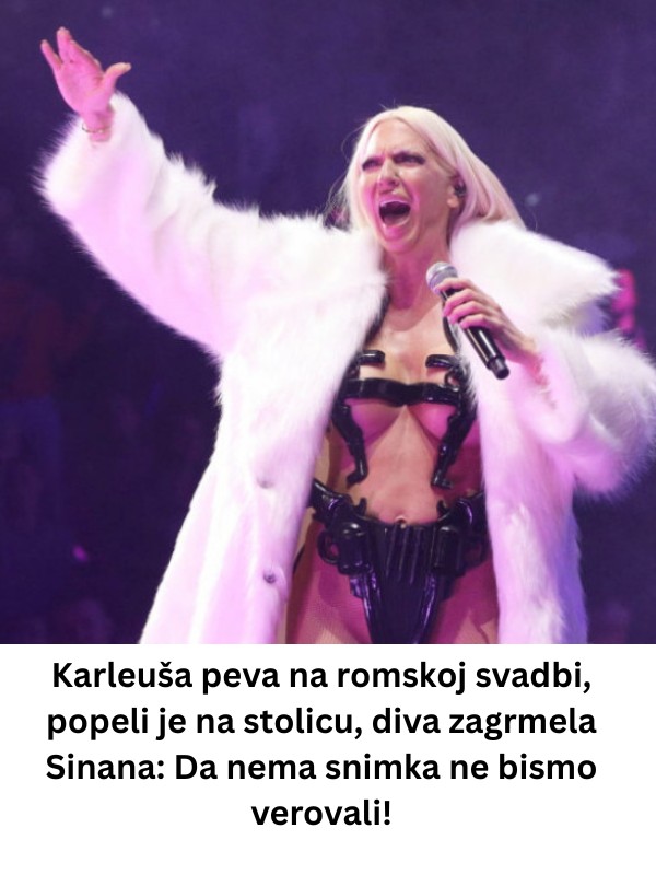PJEVA NA R0MSK0J SVADBl: Karleuša zagrmela Sinana: Da nema snimka ne bismo verovali! - featured image