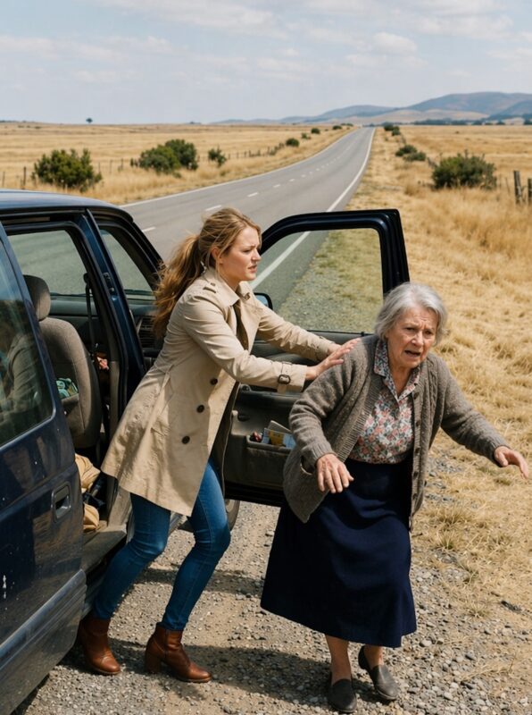 Žena, pokušavajući da se oslobodi svoje majke, ostavila ju je na ivici puta i jednostavno otišla; ali kćerka nije mogla ni da zamisli šta će se uskoro desiti 😱 😮 - featured image