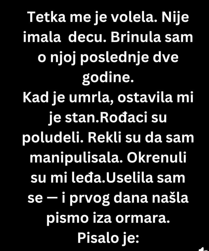 Nasledila sam stan, porodica me se odrekla, ali prava istina je bila sakrivena u kuhinji - featured image