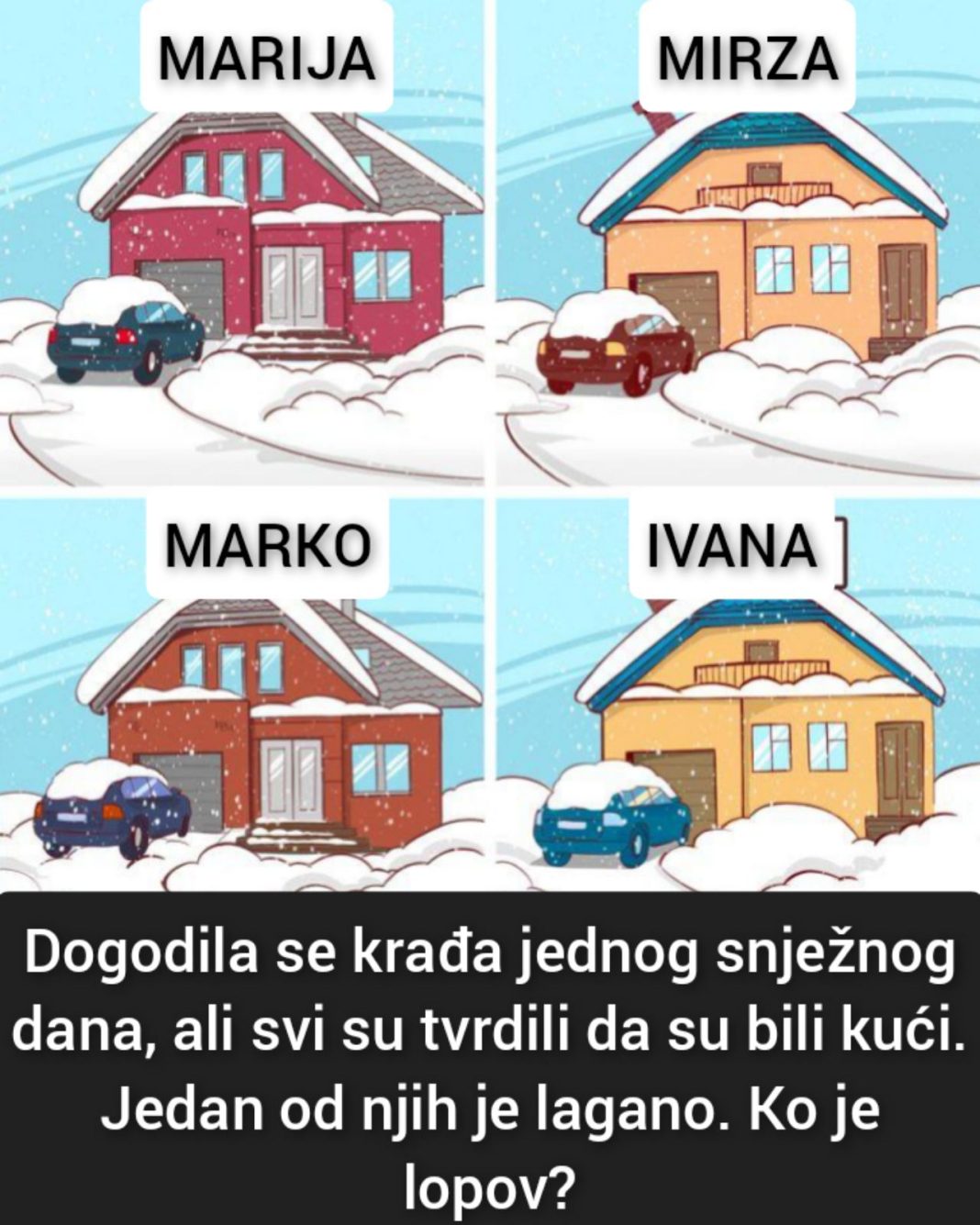 SAMO ZA PRAVE DETEKTIVE: Dogodila se krađa, ko je lopov? - featured image