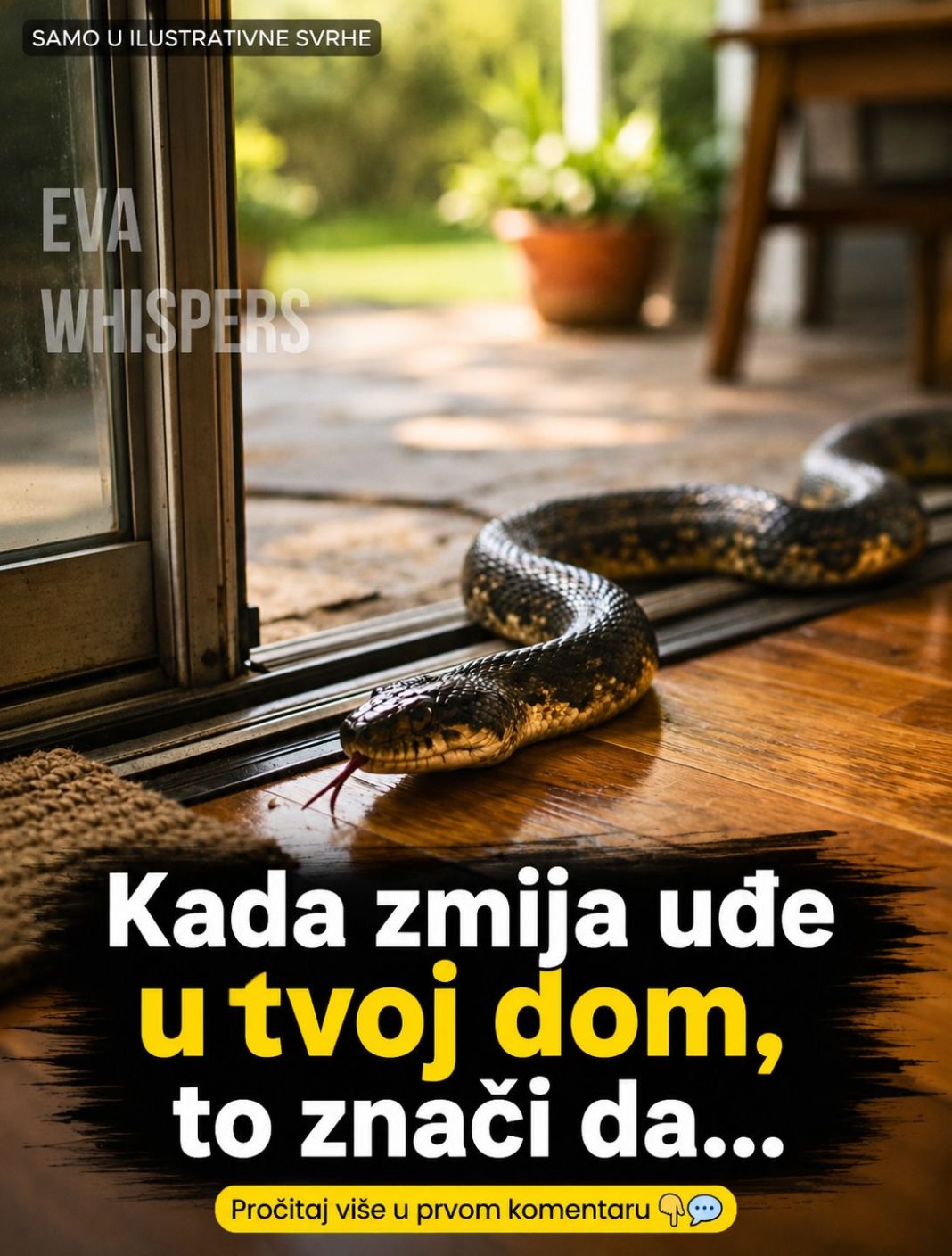 Šta Znači Kada Zmija Uđe u Kuću i Kako Treba Reagovati - featured image