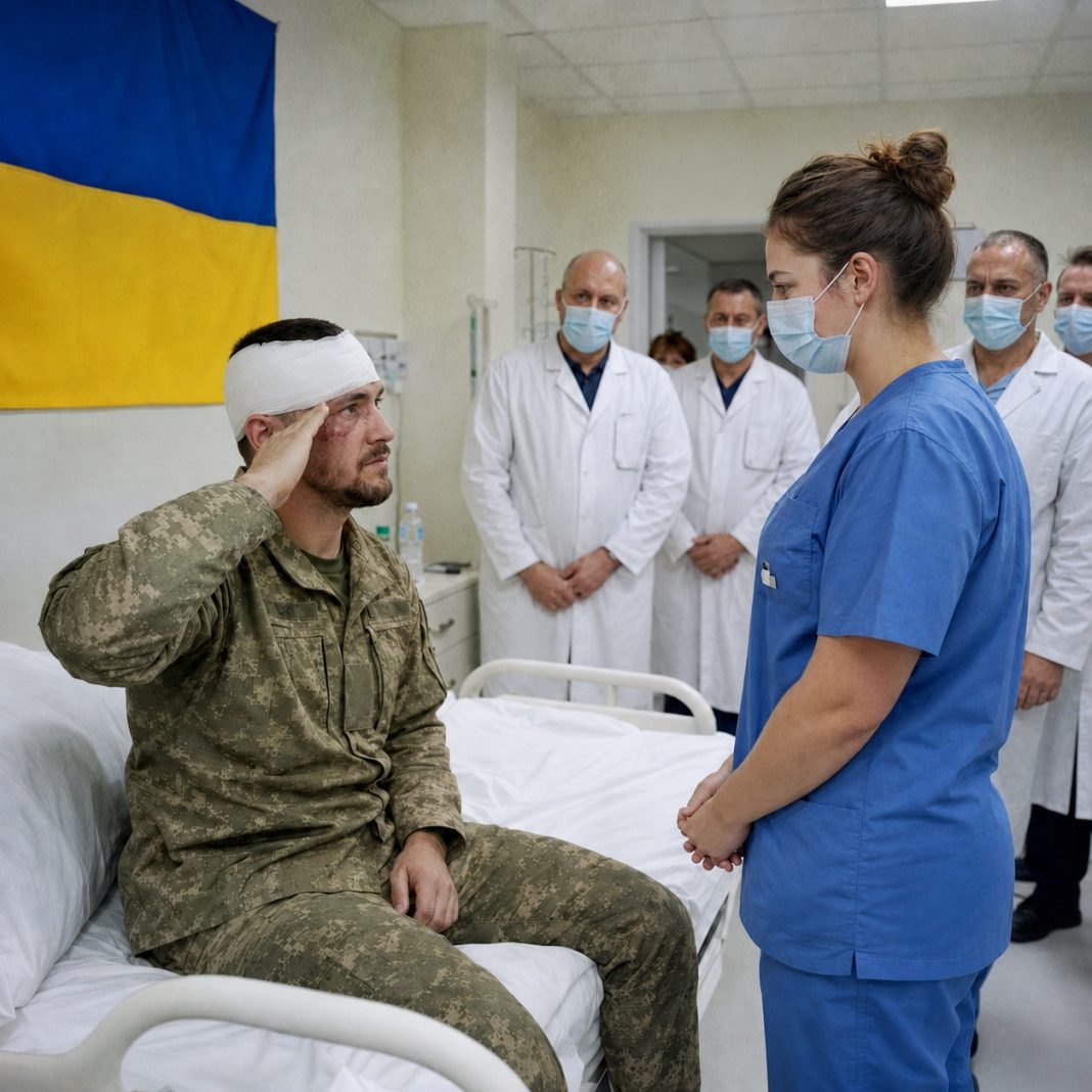 Ljekari su se podsmjehivali novoj medicinskoj sestri, sve dok joj ranjeni vojnik iznenada nije salutirao..…..😲😲😲 - featured image Ljekari su se podsmjehivali novoj medicinskoj sestri, sve dok joj ranjeni vojnik iznenada nije salutirao..…..😲😲😲 - featured image