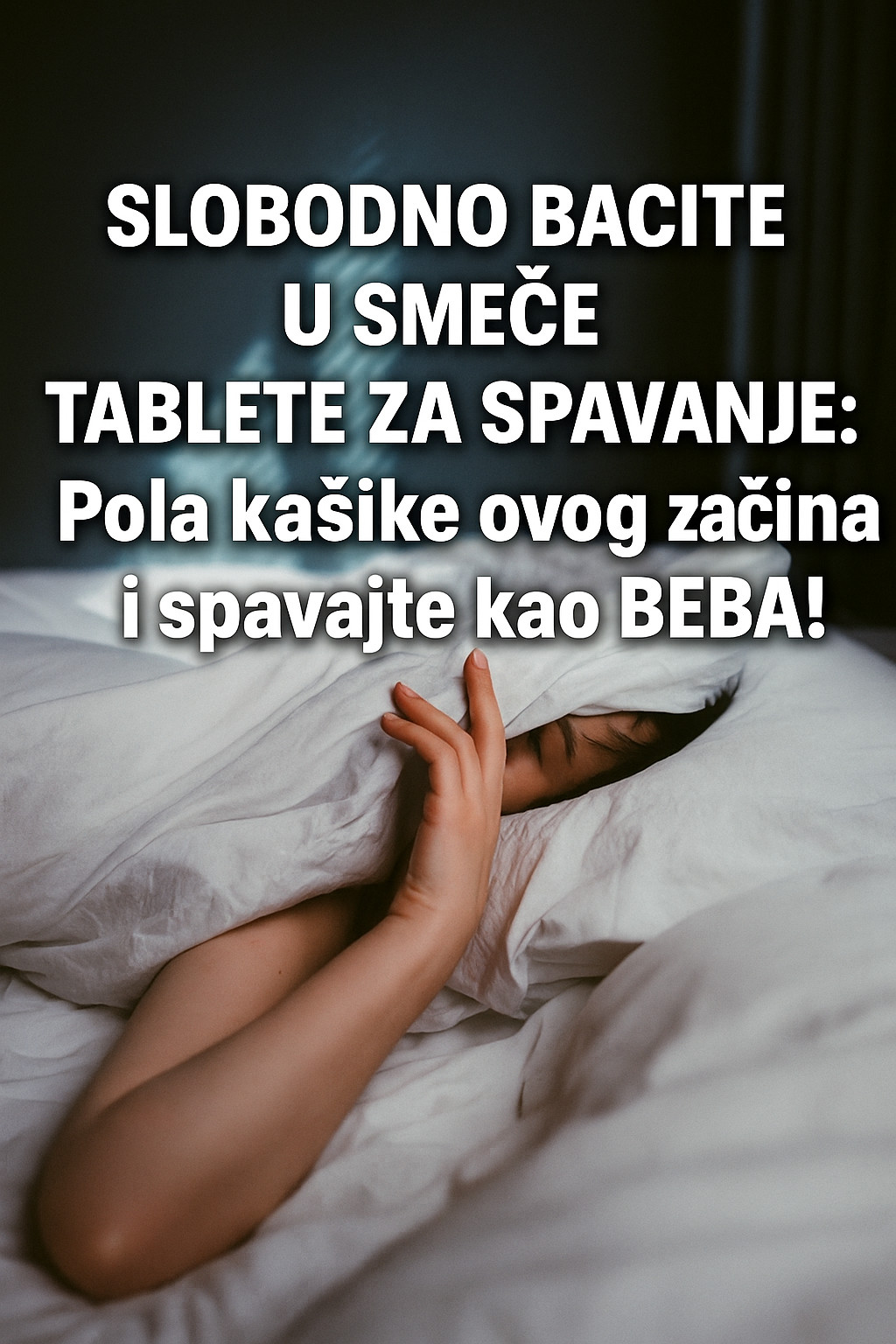 Zaboravite tablete za spavanje: Ovaj prirodni začin pomoći će vam da zaspite kao beba! - featured image Zaboravite tablete za spavanje: Ovaj prirodni začin pomoći će vam da zaspite kao beba! - featured image