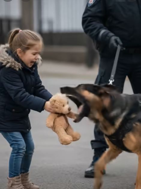 Službeni pas je počeo lajati kada je vidio petogodišnju djevojčicu, a zatim joj je oteo plišanu igračku iz ruku: a onda se desilo nešto neočekivano 😱😱 - featured image Službeni pas je počeo lajati kada je vidio petogodišnju djevojčicu, a zatim joj je oteo plišanu igračku iz ruku: a onda se desilo nešto neočekivano 😱😱 - featured image