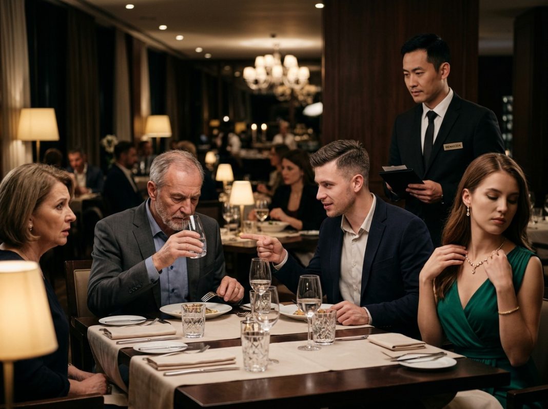 Moja supruga i ja izašli smo na večeru sa kćerkom i njenim mužem u jedan otmjeni restoran za Dan očeva. Moja zet je pogledao konobara, pokazao rukom prema meni i hladno rekao: „Račun podijelite. Mi ne plaćamo za njega.“ Moja kćerka je to čula — i samo je skrenula pogled, popravljajući svoju skupocjenu ogrlicu - featured image