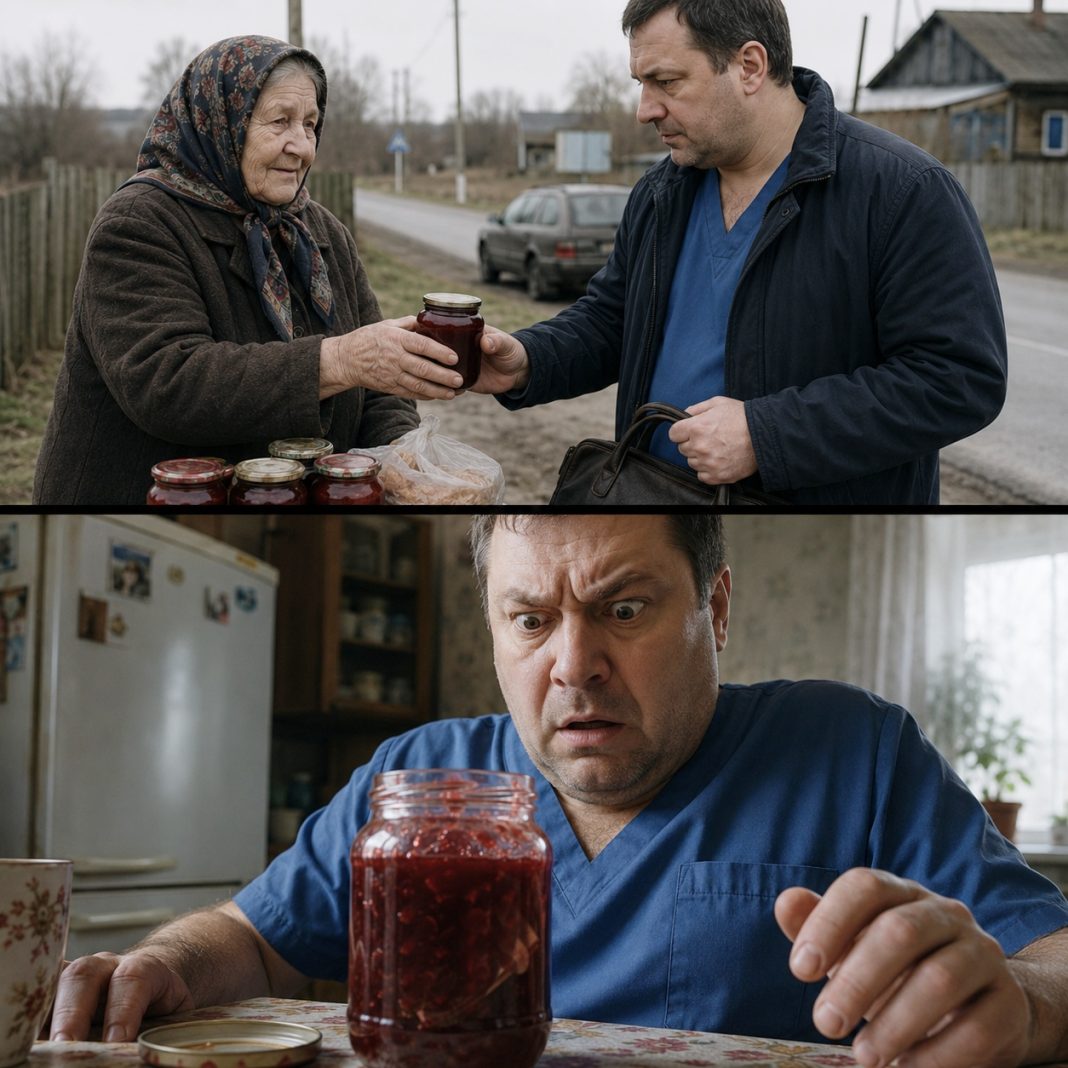 Ljekar-hirurg kupio je od starice pored puta teglu džema. A kada ju je kod kuće otvorio, umalo nije pao od šoka zbog onoga što je ugledao… 😲😲😲 - featured image