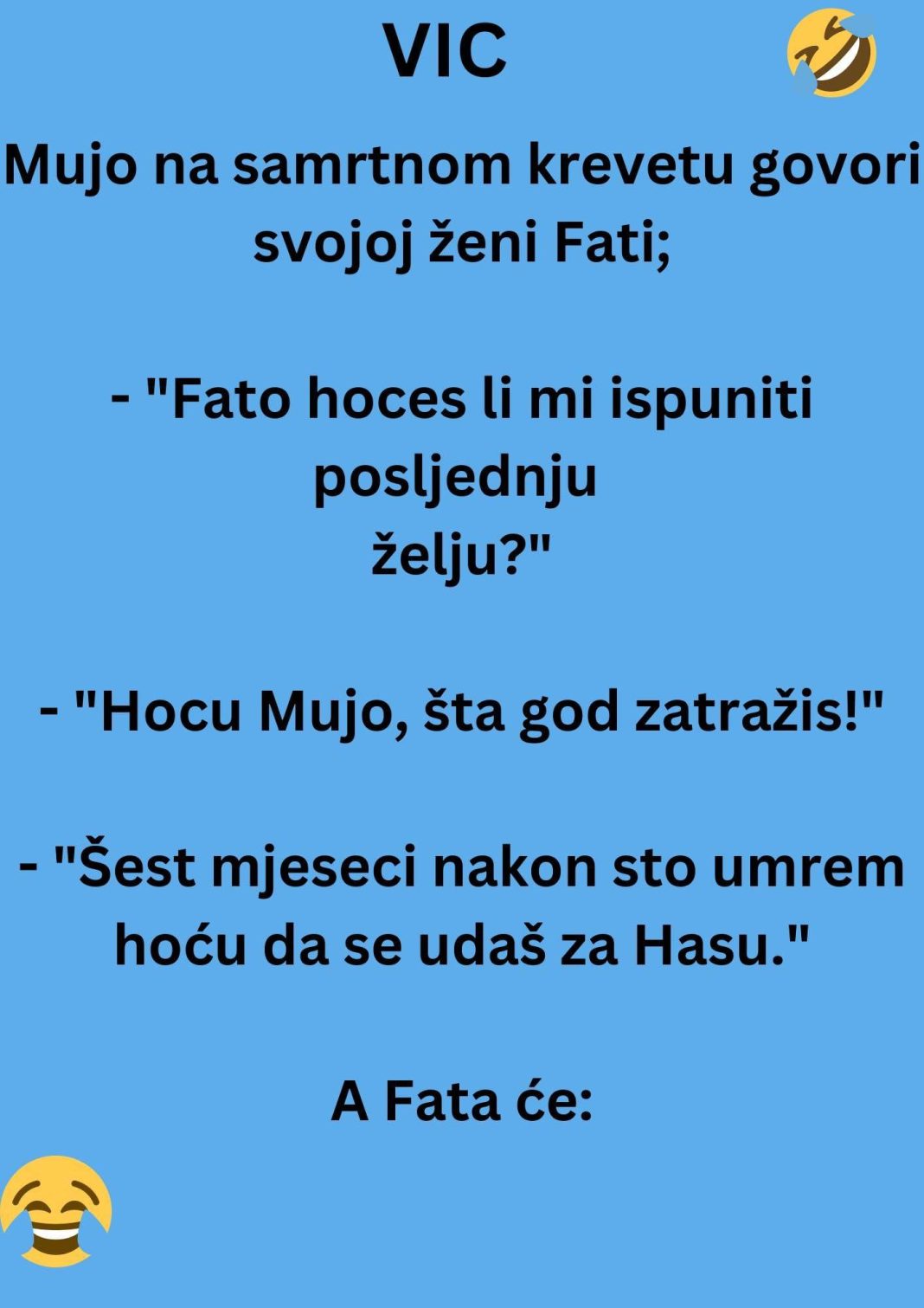 VIC DANA: Mujo na samrtnom krevetu… - featured image