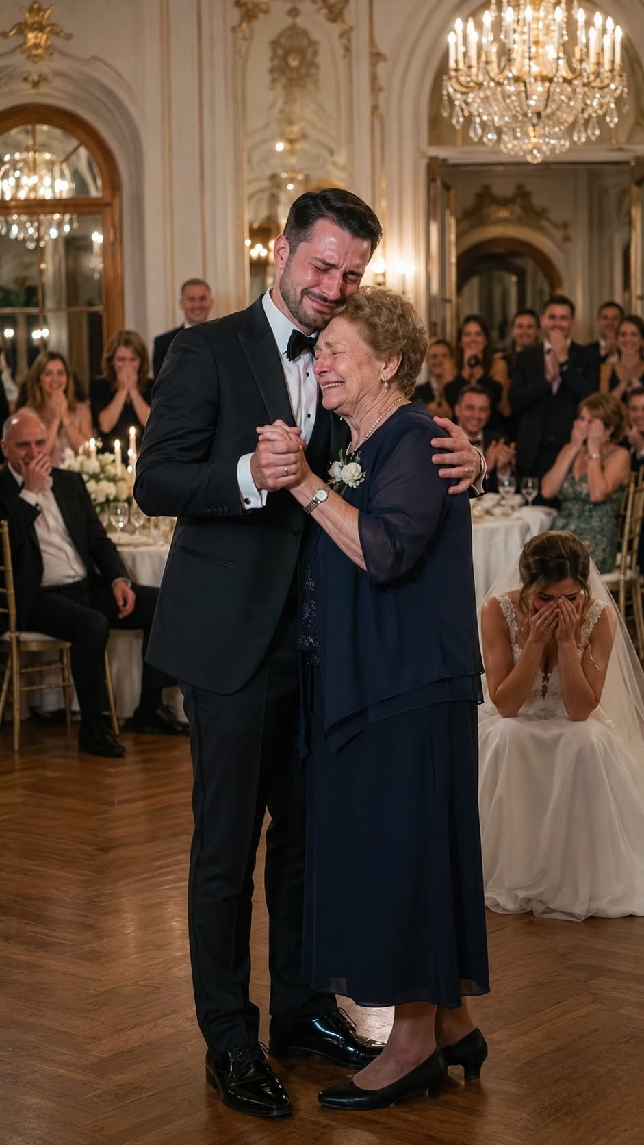 Kad je umišljena mladenka otjerala svekrvu iz obiteljskih fotografija zbog stare haljine, nije slutila da će mladoženja usred svadbenog plesa izabrati majku i razotkriti tajnu koja je čekala godinama - featured image