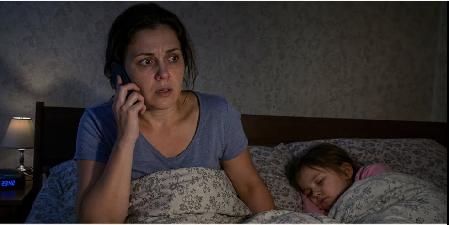 Mama me je nazvala noću: „Kada ćeš pokupiti dijete? Već mjesec dana sjedim s njom.” Zaledila sam se: „Mama… moja kćerka spava pored mene.” - featured image Mama me je nazvala noću: „Kada ćeš pokupiti dijete? Već mjesec dana sjedim s njom.” Zaledila sam se: „Mama… moja kćerka spava pored mene.” - featured image