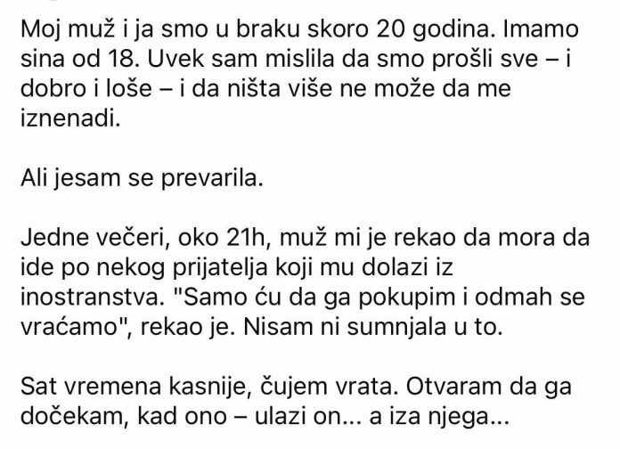 “KADA SAM VIDELA KOGA JE DOVEO KUĆI, SRCE MI JE PUKLO – NIKADA NEĆU ZABORAVITI TAJ TRENUTAK” - featured image “KADA SAM VIDELA KOGA JE DOVEO KUĆI, SRCE MI JE PUKLO – NIKADA NEĆU ZABORAVITI TAJ TRENUTAK” - featured image