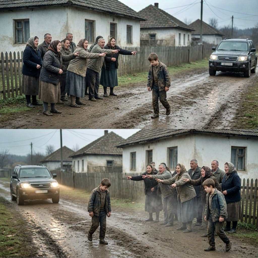 Cijelo selo je tjeralo siroče sa svojih pragova. Sve dok se ispred njegove kolibe nije zaustavio ovaj crni džip… 😲😲😲 - featured image