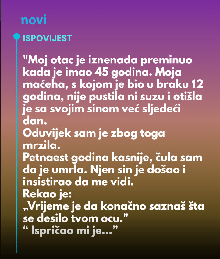 “Moj otac je iznenada preminuo kada je imao 45 godina…” - featured image “Moj otac je iznenada preminuo kada je imao 45 godina…” - featured image